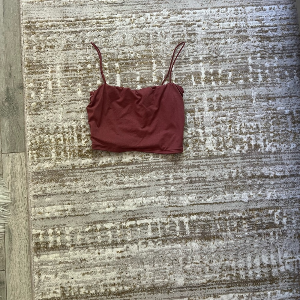 Women's Burgundy Spaghetti Strap Top